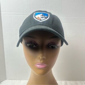 Kuhl Black Mesh Logo Adjustable Snapback Hat